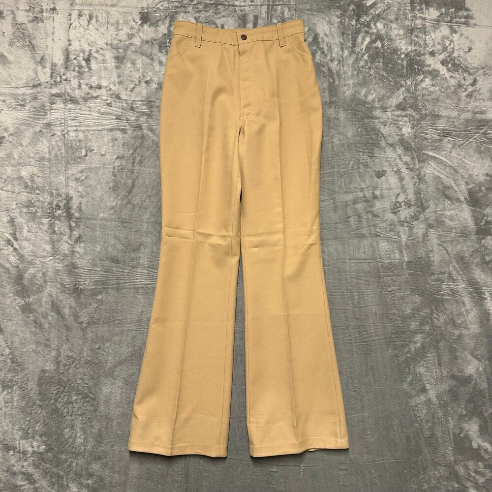 New Vintage Lady‎ Dickson Jenkins Western Flared Pants Sz 28 Tan Brown Hemmed